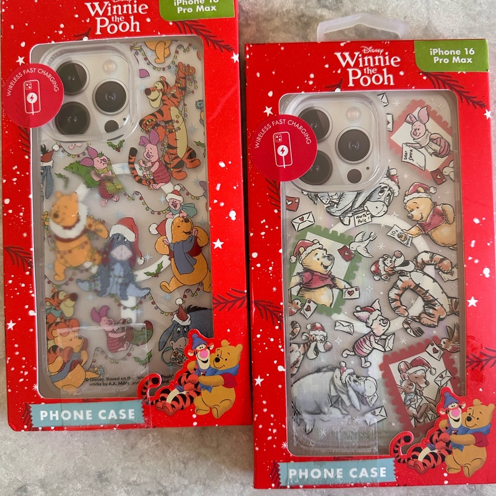 Disney Winnie the Pooh iPhone 16 Pro Max Case - Red and White